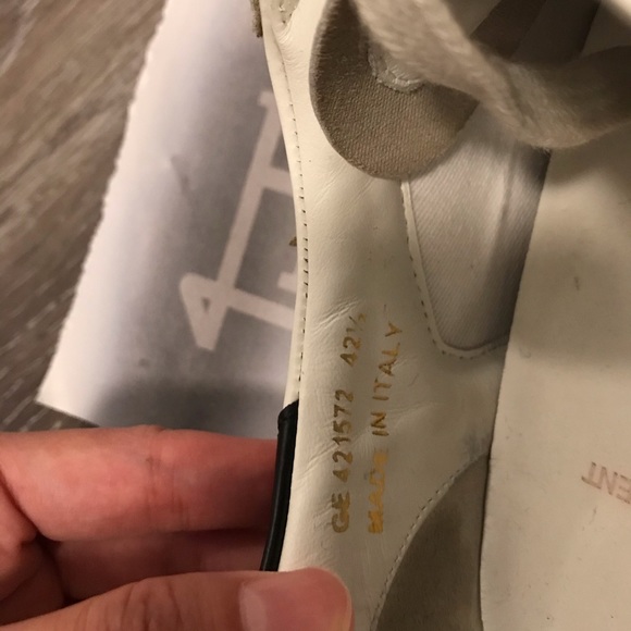 YSL Saint Laurent Stars Leather Sneakers - Picture 4 of 12